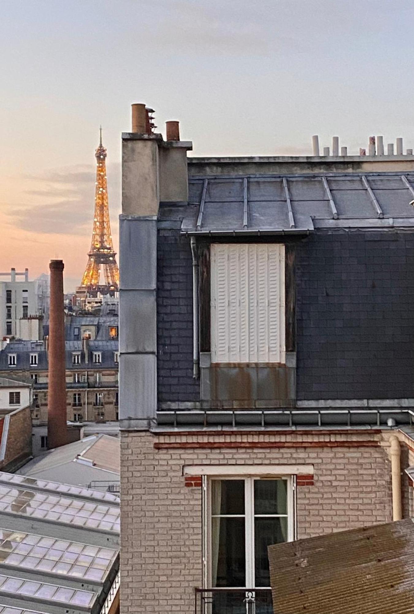 Studio Chic Paris Tour Eiffel Near Eiffel Tower 7Th Floor Exteriör bild