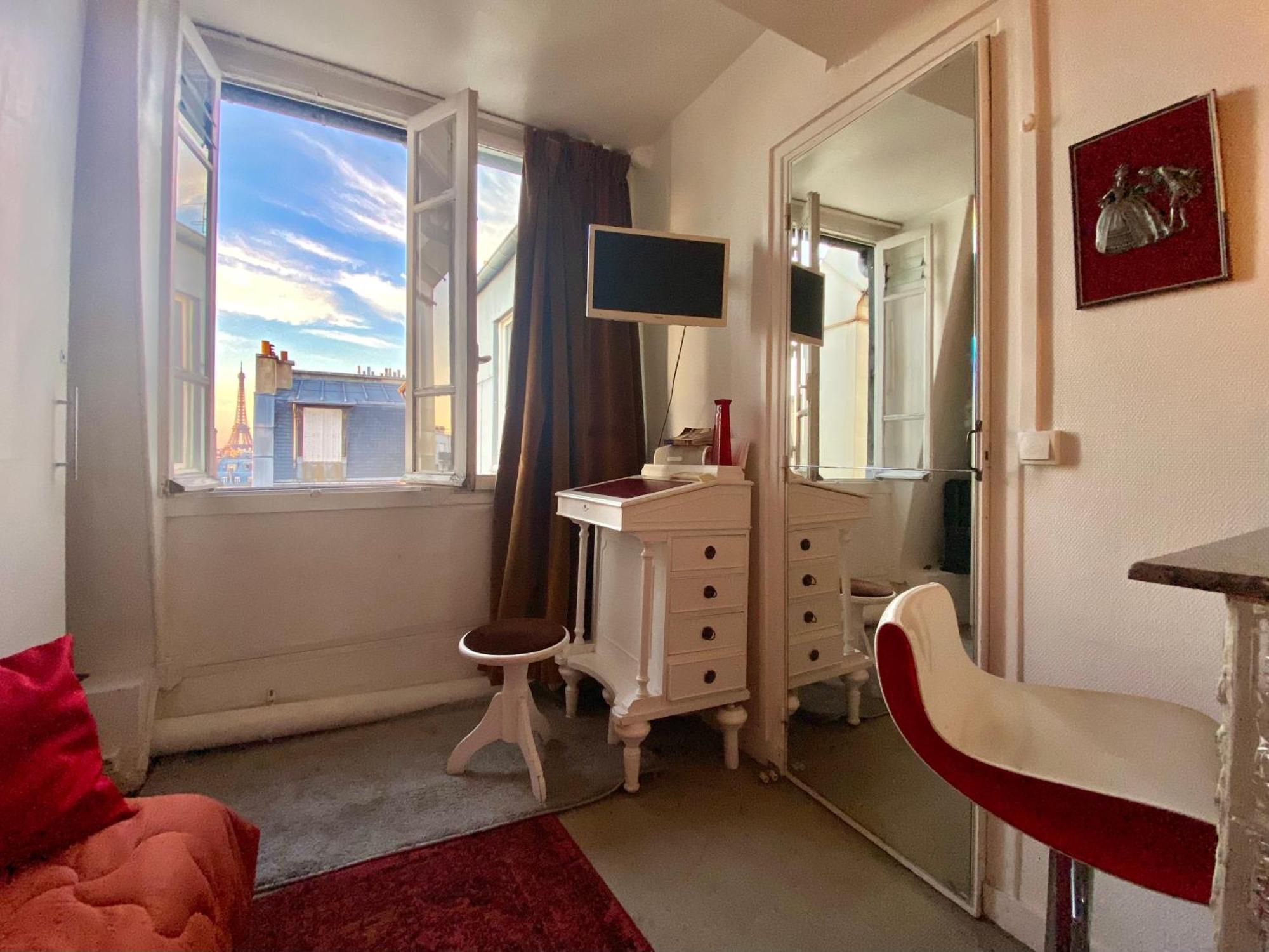 Studio Chic Paris Tour Eiffel Near Eiffel Tower 7Th Floor Exteriör bild